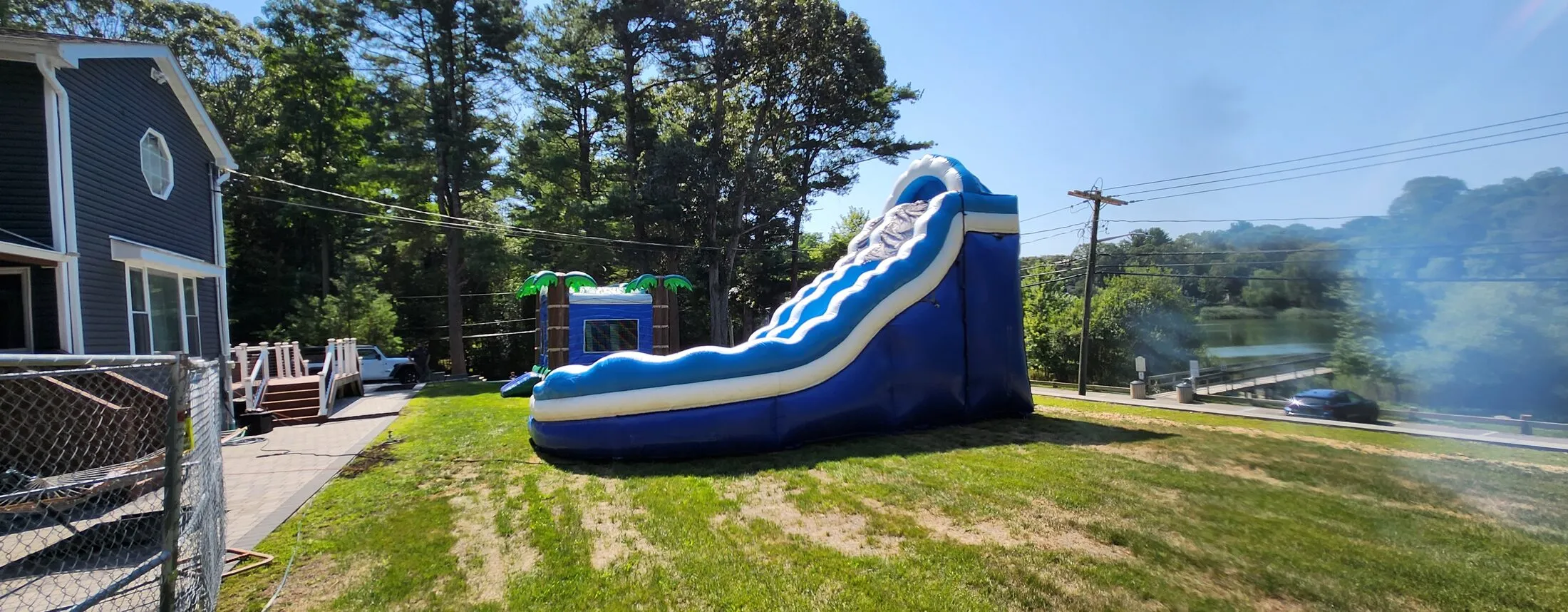 Inflatable water slide rentals on Long Island NY